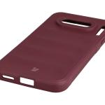Kit protectie 2 in 1 BizonMobile, Carcasa Bizon Tur si Folie sticla securizata Bizon Glass Edge, compatibil cu Nothing Phone (4a), Dark Purple 5 - lerato.ro