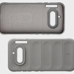 Kit protectie 2 in 1 BizonMobile, Carcasa Bizon Tur si Folie sticla securizata Bizon Glass Edge, compatibil cu Nothing Phone (4a), Light Grey 8 - lerato.ro