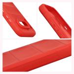 Kit protectie 2 in 1 BizonMobile, Carcasa Bizon Tur si Folie sticla securizata Bizon Glass Edge, compatibil cu Nothing Phone (4a), Rosu 9 - lerato.ro