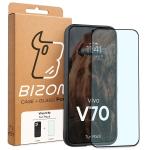 Kit protectie 2 in 1 BizonMobile, Carcasa Bizon Tur si Folie sticla securizata Bizon Glass Edge, compatibil cu Vivo V70, Negru 11 - lerato.ro