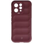 Kit protectie 2 in 1 BizonMobile, Carcasa Bizon Tur si Folie sticla securizata Bizon Glass Edge, compatibil cu Vivo V70, Dark Purple 3 - lerato.ro