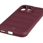 Kit protectie 2 in 1 BizonMobile, Carcasa Bizon Tur si Folie sticla securizata Bizon Glass Edge, compatibil cu Vivo V70, Dark Purple 5 - lerato.ro