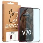 Kit protectie 2 in 1 BizonMobile, Carcasa Bizon Tur si Folie sticla securizata Bizon Glass Edge, compatibil cu Vivo V70, Dark Purple 11 - lerato.ro