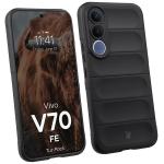 Kit protectie 2 in 1 BizonMobile, Carcasa Bizon Tur si Folie sticla securizata Bizon Glass Edge, compatibil cu Vivo V70 FE, Negru 4 - lerato.ro