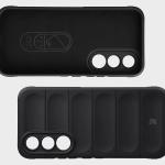 Kit protectie 2 in 1 BizonMobile, Carcasa Bizon Tur si Folie sticla securizata Bizon Glass Edge, compatibil cu Vivo V70 FE, Negru 8 - lerato.ro