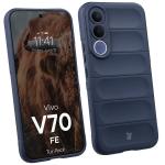 Kit protectie 2 in 1 BizonMobile, Carcasa Bizon Tur si Folie sticla securizata Bizon Glass Edge, compatibil cu Vivo V70 FE, Dark Blue 4 - lerato.ro