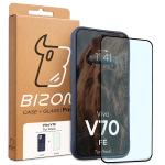 Kit protectie 2 in 1 BizonMobile, Carcasa Bizon Tur si Folie sticla securizata Bizon Glass Edge, compatibil cu Vivo V70 FE, Dark Blue 11 - lerato.ro