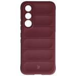 Kit protectie 2 in 1 BizonMobile, Carcasa Bizon Tur si Folie sticla securizata Bizon Glass Edge, compatibil cu Vivo V70 FE, Dark Purple 3 - lerato.ro