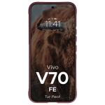 Kit protectie 2 in 1 BizonMobile, Carcasa Bizon Tur si Folie sticla securizata Bizon Glass Edge, compatibil cu Vivo V70 FE, Dark Purple 7 - lerato.ro