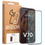 Kit protectie 2 in 1 BizonMobile, Carcasa Bizon Tur si Folie sticla securizata Bizon Glass Edge, compatibil cu Vivo V70 FE, Dark Purple 11 - lerato.ro