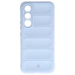 Kit protectie 2 in 1 BizonMobile, Carcasa Bizon Tur si Folie sticla securizata Bizon Glass Edge, compatibil cu Vivo V70 FE, Light Blue 3 - lerato.ro