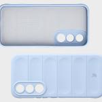 Kit protectie 2 in 1 BizonMobile, Carcasa Bizon Tur si Folie sticla securizata Bizon Glass Edge, compatibil cu Vivo V70 FE, Light Blue 8 - lerato.ro