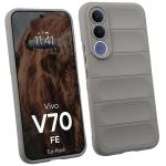 Kit protectie 2 in 1 BizonMobile, Carcasa Bizon Tur si Folie sticla securizata Bizon Glass Edge, compatibil cu Vivo V70 FE, Light Grey 4 - lerato.ro