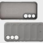 Kit protectie 2 in 1 BizonMobile, Carcasa Bizon Tur si Folie sticla securizata Bizon Glass Edge, compatibil cu Vivo V70 FE, Light Grey 8 - lerato.ro
