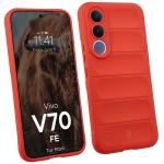Kit protectie 2 in 1 BizonMobile, Carcasa Bizon Tur si Folie sticla securizata Bizon Glass Edge, compatibil cu Vivo V70 FE, Rosu 4 - lerato.ro