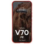 Kit protectie 2 in 1 BizonMobile, Carcasa Bizon Tur si Folie sticla securizata Bizon Glass Edge, compatibil cu Vivo V70 FE, Rosu 7 - lerato.ro
