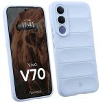 Kit protectie 2 in 1 BizonMobile, Carcasa Bizon Tur si Folie sticla securizata Bizon Glass Edge, compatibil cu Vivo V70, Light Blue 4 - lerato.ro