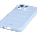 Kit protectie 2 in 1 BizonMobile, Carcasa Bizon Tur si Folie sticla securizata Bizon Glass Edge, compatibil cu Vivo V70, Light Blue 5 - lerato.ro