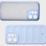 Kit protectie 2 in 1 BizonMobile, Carcasa Bizon Tur si Folie sticla securizata Bizon Glass Edge, compatibil cu Vivo V70, Light Blue 8 - lerato.ro