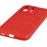 Kit protectie 2 in 1 BizonMobile, Carcasa Bizon Tur si Folie sticla securizata Bizon Glass Edge, compatibil cu Vivo V70, Rosu 5 - lerato.ro