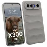 Carcasa Bizon Tur compatibila cu Vivo X300 FE, Light Grey 3 - lerato.ro