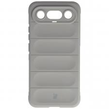 Huse si carcase Vivo X300 FE, Carcasa Bizon Tur compatibila cu Vivo X300 FE, Light Grey, lerato.ro