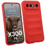 Carcasa Bizon Tur compatibila cu Vivo X300 FE, Rosu 3 - lerato.ro