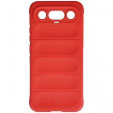Huse si carcase Vivo X300 FE, Carcasa Bizon Tur compatibila cu Vivo X300 FE, Rosu, lerato.ro