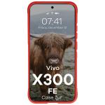 Carcasa Bizon Tur compatibila cu Vivo X300 FE, Rosu 6 - lerato.ro