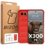 Carcasa Bizon Tur compatibila cu Vivo X300 FE, Rosu 9 - lerato.ro