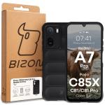Carcasa Bizon Tur compatibila cu Xiaomi Redmi A7 Pro / Poco C81 / Poco C81 Pro / C85x, Negru 9 - lerato.ro