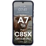Carcasa Bizon Tur compatibila cu Xiaomi Redmi A7 Pro / Poco C81 / Poco C81 Pro / C85x, Dark Blue 6 - lerato.ro