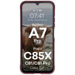 Carcasa Bizon Tur compatibila cu Xiaomi Redmi A7 Pro / Poco C81 / Poco C81 Pro / C85x, Dark Purple 6 - lerato.ro