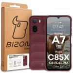 Carcasa Bizon Tur compatibila cu Xiaomi Redmi A7 Pro / Poco C81 / Poco C81 Pro / C85x, Dark Purple 9 - lerato.ro