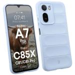 Carcasa Bizon Tur compatibila cu Xiaomi Redmi A7 Pro / Poco C81 / Poco C81 Pro / C85x, Light Blue 3 - lerato.ro