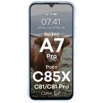 Carcasa Bizon Tur compatibila cu Xiaomi Redmi A7 Pro / Poco C81 / Poco C81 Pro / C85x, Light Blue 6 - lerato.ro