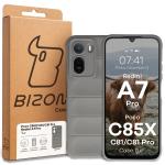 Carcasa Bizon Tur compatibila cu Xiaomi Redmi A7 Pro / Poco C81 / Poco C81 Pro / C85x, Light Grey 9 - lerato.ro