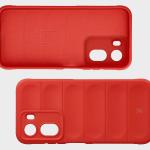 Carcasa Bizon Tur compatibila cu Xiaomi Redmi A7 Pro / Poco C81 / Poco C81 Pro / C85x, Rosu 7 - lerato.ro