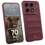 Carcasa Bizon Tur compatibila cu Motorola Edge 70 Pro, Dark Purple 3 - lerato.ro