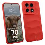 Carcasa Bizon Tur compatibila cu Motorola Edge 70 Pro, Rosu 3 - lerato.ro