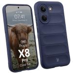Carcasa Bizon Tur compatibila cu Xiaomi Poco X8 Pro, Dark Blue 3 - lerato.ro
