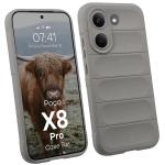 Carcasa Bizon Tur compatibila cu Xiaomi Poco X8 Pro, Light Grey 3 - lerato.ro