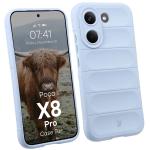Carcasa Bizon Tur compatibila cu Xiaomi Poco X8 Pro, Light Blue 3 - lerato.ro