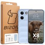 Carcasa Bizon Tur compatibila cu Xiaomi Poco X8 Pro, Light Blue 9 - lerato.ro