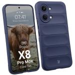Carcasa Bizon Tur compatibila cu Xiaomi Poco X8 Pro Max, Dark Blue 3 - lerato.ro