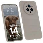Carcasa Bizon Tur compatibila cu Realme 14 Pro Plus 5G, Light Grey 3 - lerato.ro