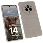 Carcasa Bizon Tur compatibila cu Realme 14 Pro 5G, Light Grey 3 - lerato.ro