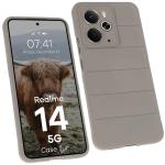Carcasa Bizon Tur compatibila cu Realme 14 5G, Light Grey 3 - lerato.ro