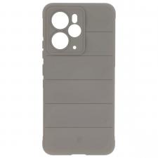 Carcasa Bizon Tur compatibila cu Realme 14 5G, Light Grey