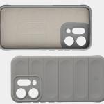 Carcasa Bizon Tur compatibila cu Oppo Reno 14, Light Grey 7 - lerato.ro
